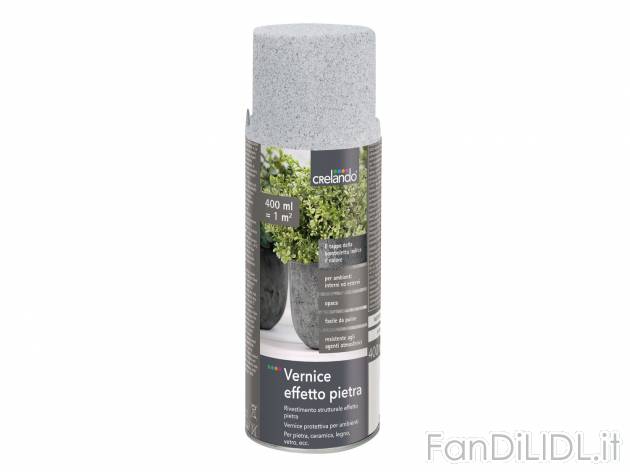 Vernice spray effetto pietra o metallica, prezzo 3.99 &#8364;. Strumenti per ...
