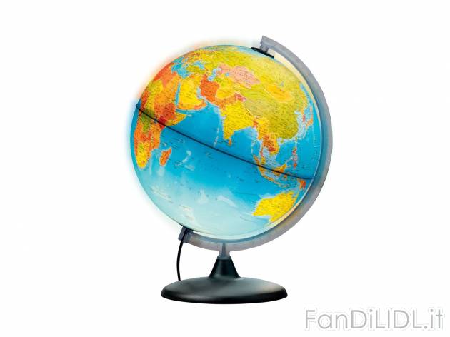 Mappamondo luminoso 30cm , prezzo 16.99 &#8364;. Idee per regali per bambini. ...
