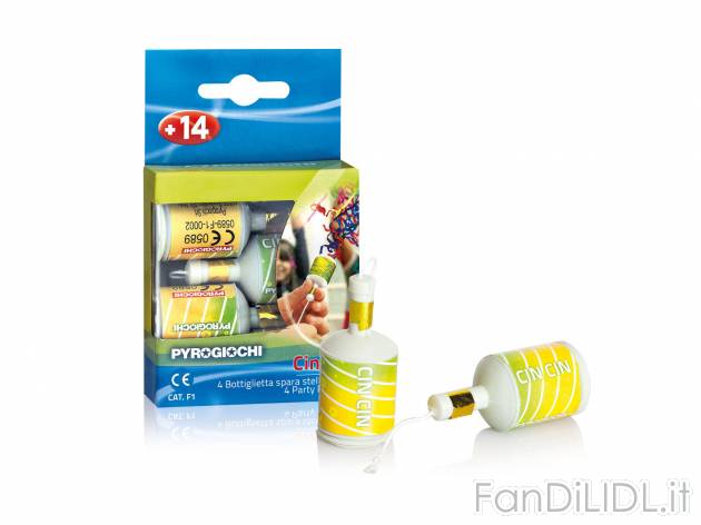 Bottigline CIN CIN spara stelle filanti , prezzo 0.99 &#8364;