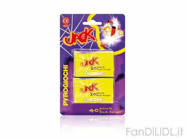 Petardi Jack , prezzo 1.99 &#8364;