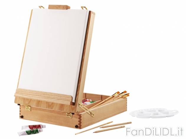 Set cavalletto da pittore in valigetta, 51 pezzi , prezzo 24,99 &#8364; per ...
