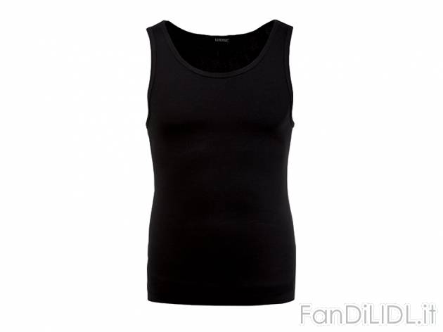 Canotta da uomo Livergy, prezzo 5,99 &#8364; per Alla confezione 
- 100% cotone ...