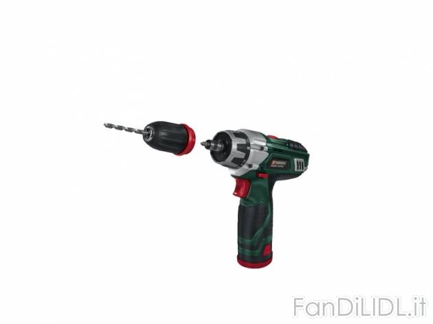 Trapano avvitatore ricaricabile Parkside, prezzo 39,99 &#8364; per Alla confezione ...