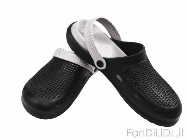 Clogs da uomo Livergy, prezzo 3,99 &#8364; per Al paio 
- In Phylon 
- Con cinturino ...