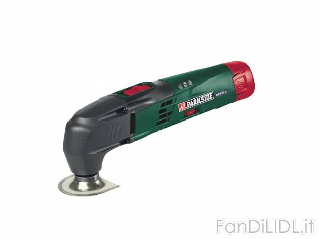Elettroutensile multiuso ricaricabile Parkside, prezzo 39,99 &#8364; per Alla ...