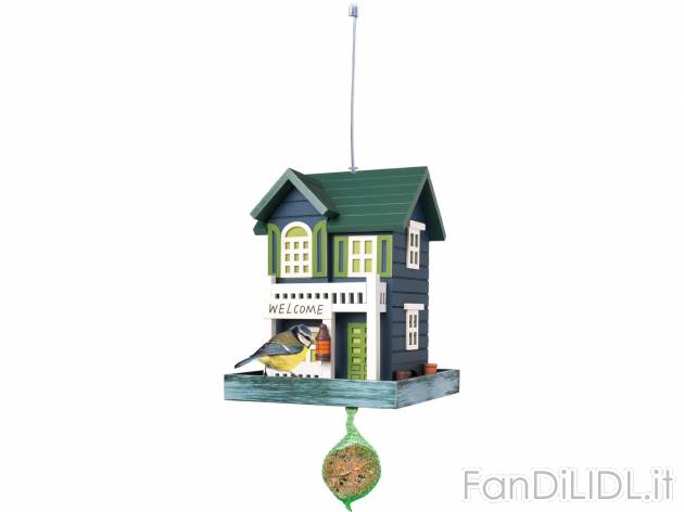 Casetta per uccelli , prezzo 7.99 &#8364; 
- Filo per appenderla (25 cm)gancio ...