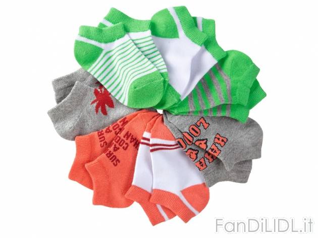 Calzini per bambini, 7 paia Lupilu, prezzo 3,99 &#8364; per Alla confezione ...