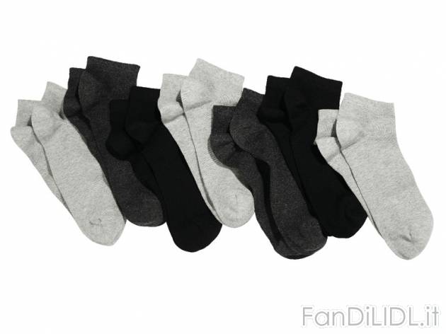 Calzini da uomo Livergy, prezzo 4,99 &#8364; per Alla confezione 
- Tallone ...