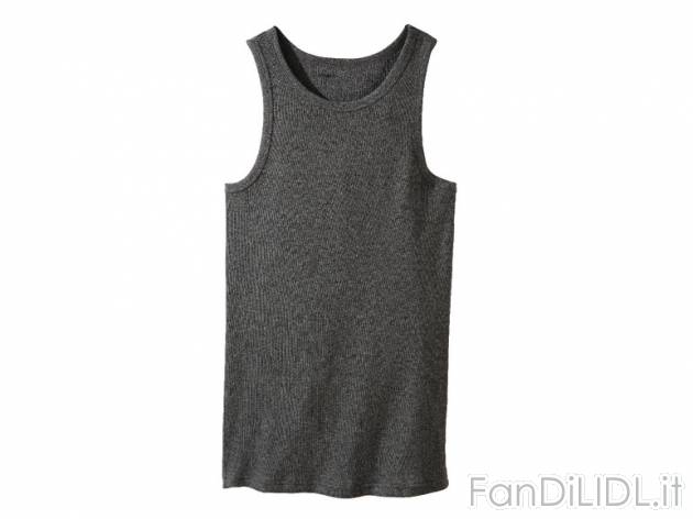 Canotta da uomo Livergy, prezzo 7,99 &#8364; per Alla confezione 
- Materiale: ...
