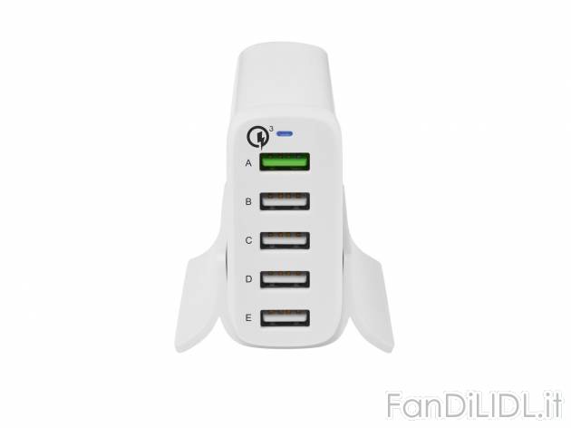 Stazione di ricarica USB , prezzo 14.99 &#8364; 
- Per ricaricare 5 dispositivi ...