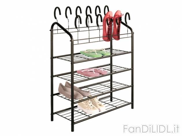 Scarpiera Ordex, prezzo 19,99 &#8364; per Alla confezione 
- Con 12 supporti ...