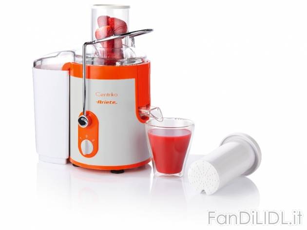 Centrifuga per frutta e verdura Ariete, prezzo 29,99 &#8364; per Alla confezione ...
