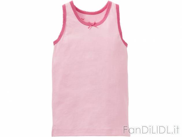 Canotta da bambina, 3 pezzi , prezzo 4.99 &#8364;  
-  In puro cotone