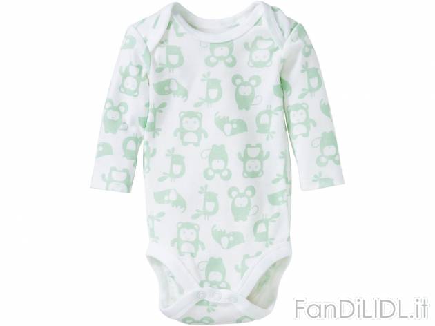 Body a manica lunga per neonati, 5 pezzi , prezzo 9.99 &#8364;  
-  In puro cotone