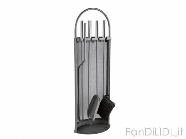 Set attrezzi per camino Livarno Lux, prezzo 19,99 &#8364; per Alla confezione ...