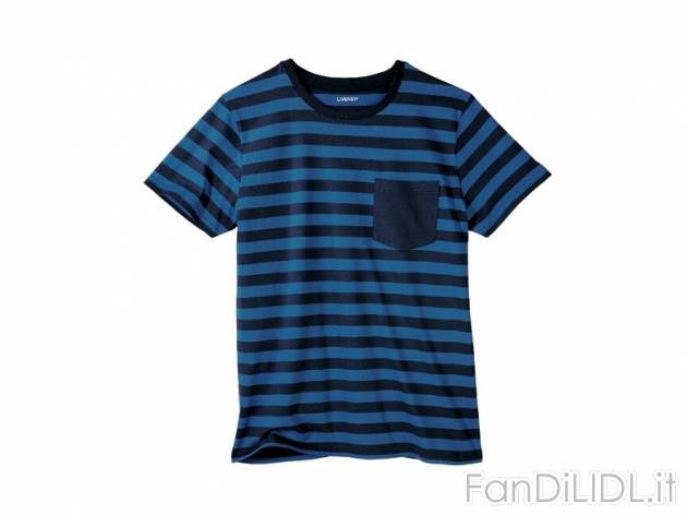 T-shirt da uomo Livergy, prezzo 3,99 &#8364; per Alla confezione 
- Misure: ...