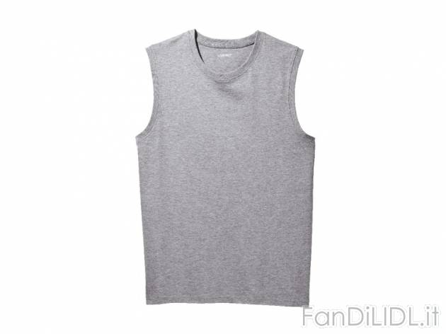 Canotta da uomo Livergy, prezzo 7,99 &#8364; per Alla confezione 
- Misure: ...