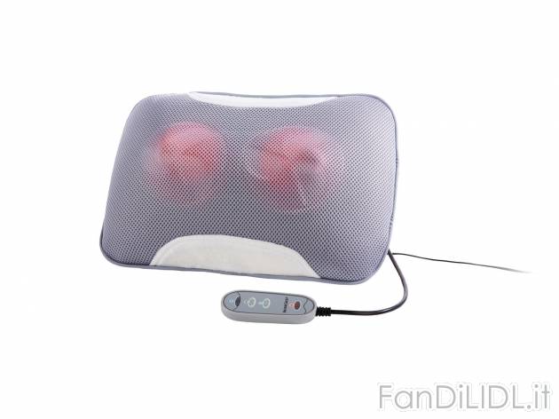 Cuscino per massaggi Shiatsu , prezzo 24.99 &#8364; 
- 4 testine massaggianti ...