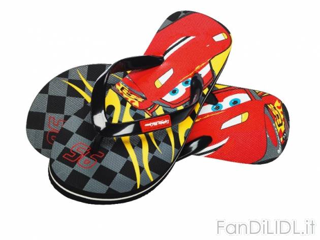 Infradito per bambini &quot;Cars, Star Wars, Minnie Mouse, Violetta&quot; ...