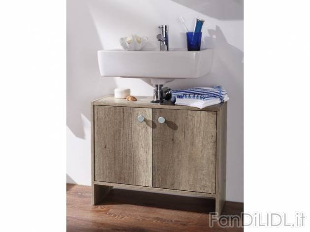 Mobiletto sottolavabo , prezzo 17,99 &#8364; per Alla confezione 
- Con intaglio ...