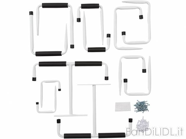 Set ganci multiuso, 12 pezzi , prezzo 14.99 &#8364;  
-  In 6 misure diverse