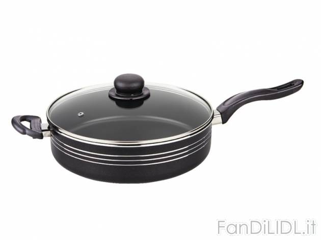Tegame con coperchio in vetro Ø 28 cm Ernesto, prezzo 12,99 &#8364; per Alla ...