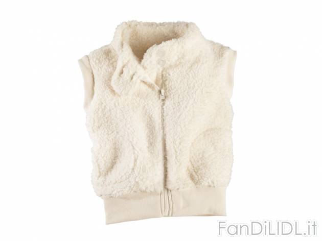 Gilet in pile da bambina Lupilu, prezzo 5,99 &#8364; per Alla confezione 
- ...