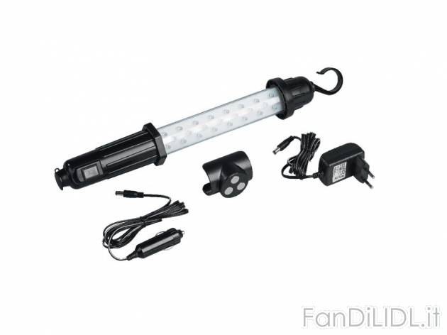 Lampada da lavoro LED ricaricabile Livarno Lux, prezzo 11,99 &#8364; per Alla ...