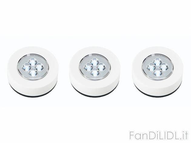 Punto luce LED, 3 pezzi , prezzo 4.99 &#8364; 
- Con pad adesivi per il fissaggio
- ...