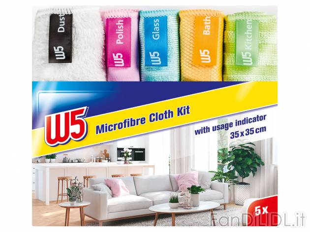 Panni in microfibra , prezzo 2.99 &#8364;