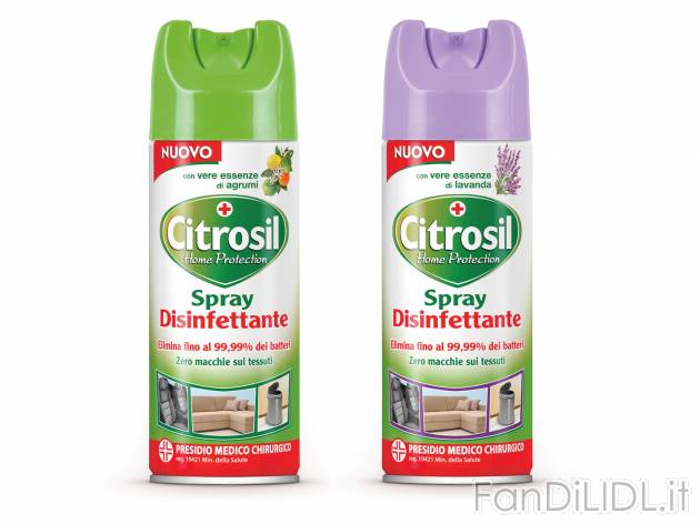 Spray disinfettante , prezzo 3.29 &#8364; 
- Con vere essenze di lavanda o ...