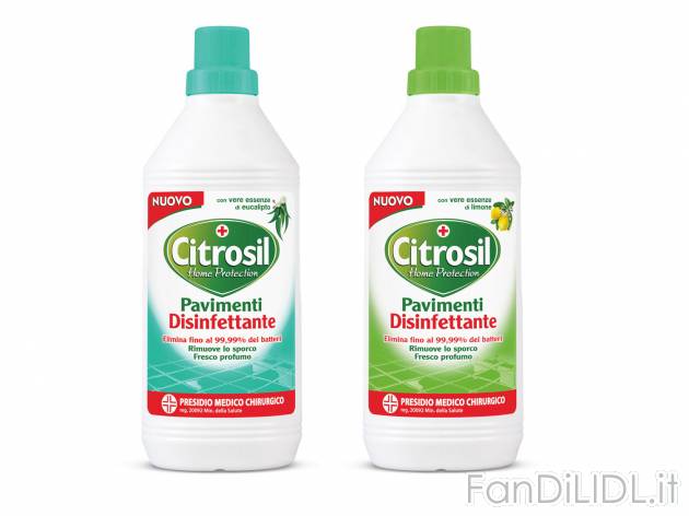Detergente pavimenti disinfettante , prezzo 1.89 &#8364; 
- Con vere essenze ...