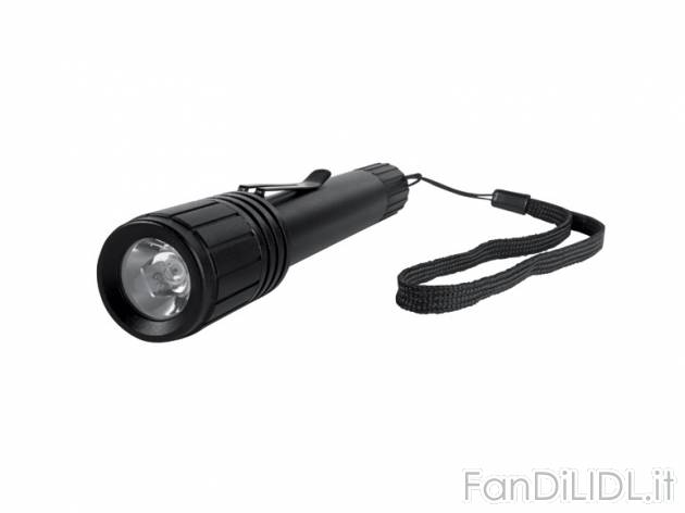 Torcia LED Livarno Lux, prezzo 7,99 &#8364; per Alla confezione 
- LED Cree ...