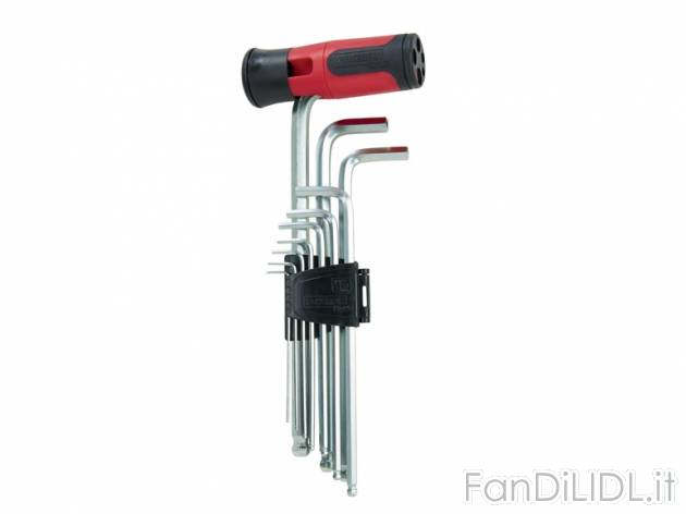 Set chiavi a brugola Powerfix, prezzo 4,99 &#8364; per Al set 
- Grandezze: ...