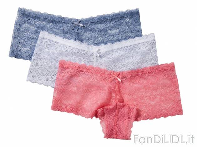 Culottes in pizzo da donna , prezzo 6.99 &#8364; per Alla confezione 
- Misure: ...