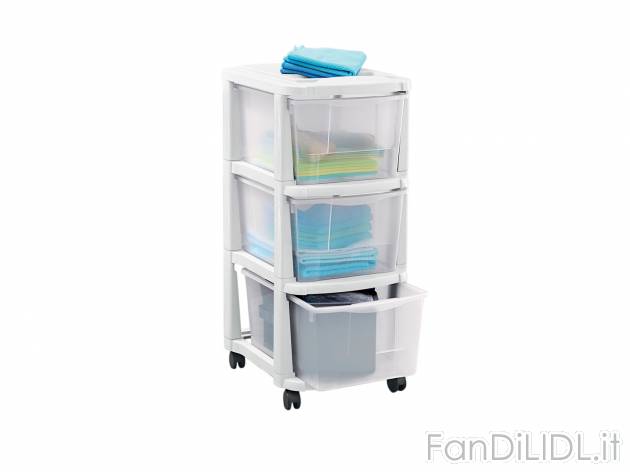 Box 3 cassetti con rotelle , prezzo 14.99 &#8364; 
- 29 x 65 x 38 cm
- Cassetti ...