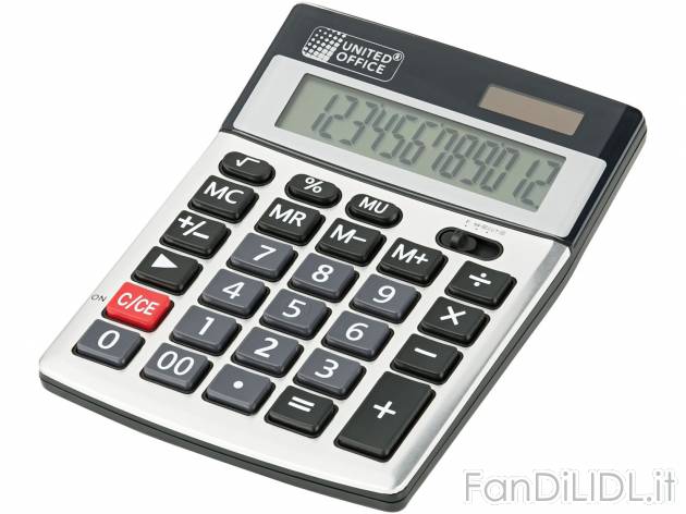 Calcolatrice da tavolo , prezzo 3.99 &#8364; 
- Alimentazione a batteria e ...