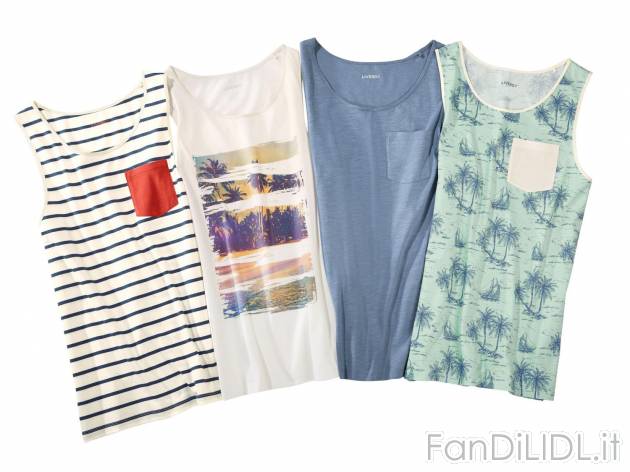 Canotta da uomo , prezzo 4.99 &#8364; per Alla confezione 
- 100% cotone
- ...