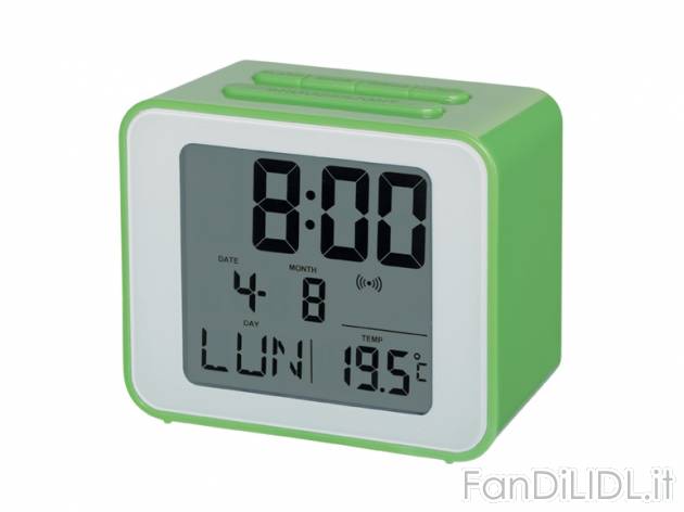 Sveglia LCD Auriol, prezzo 5,99 &#8364; per Alla confezione 
- Con funzione ...