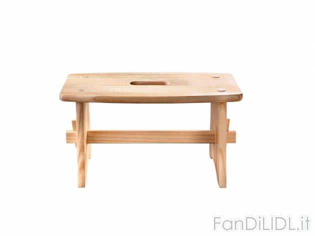 Sgabello poggiapiedi , prezzo 6.99 &#8364; per Alla confezione 
- In legno di ...