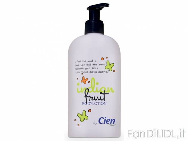 Crema corpo Cien, prezzo 1,99 &#8364; per 500 ml, € 3,98/l EUR.