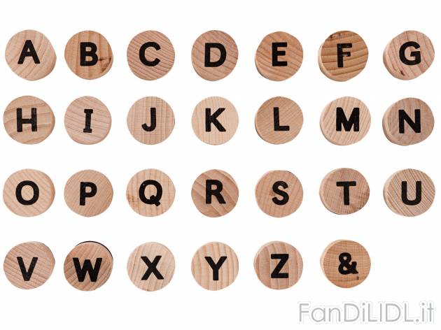 Set timbri in legno, 7 o 29 pezzi , prezzo 3.99 &#8364;