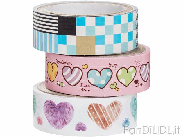 Nastro adesivo decorativo, 3 pezzi , prezzo 0.99 &#8364;