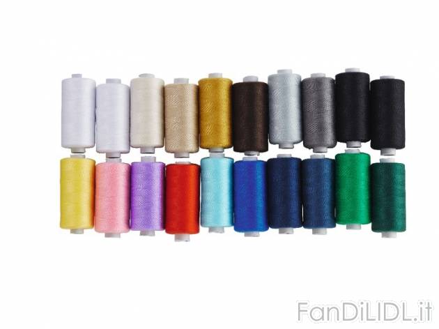 Set filo da cucito , prezzo 4,99 &#8364; per Al set 
- A scelta fra set 40 rocchetti ...