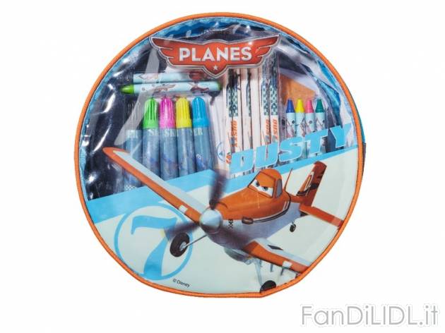 Zainetto con cancelleria &quot;Cars, Planes, Princess, Frozen&quot; , prezzo ...