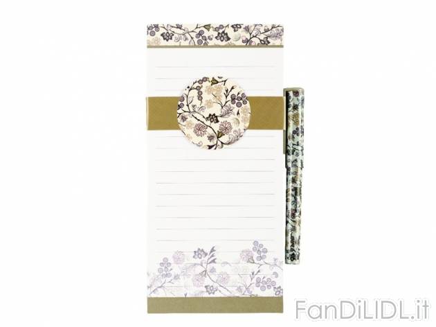Blocco per appunti con penna United Office, prezzo 0,99 &#8364; per Alla confezione ...