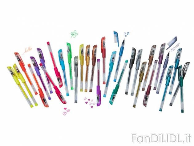 Penne gel, 30 pezzi United Office, prezzo 4,99 &#8364; per Alla confezione 
- ...