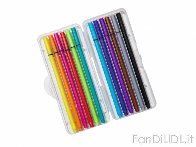 Pennarelli a punta fine, 12 pezzi United Office, prezzo 2,49 &#8364; per Alla ...