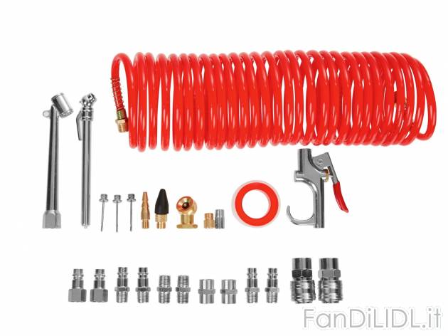 Set accessori per compressore, 25 pezzi , prezzo 12.99 &#8364; 
- Tubo a spirale ...