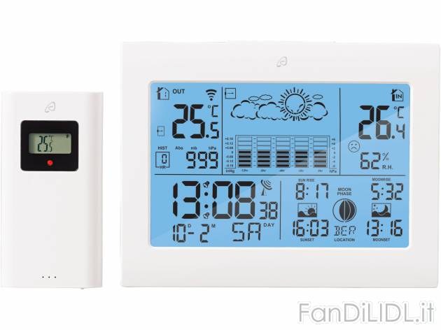 Stazione meteorologica , prezzo 12.99 &#8364; 
- Temperatura interna ed esterna ...